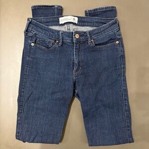Abercrombie & Fitch Blue Super Skinny Jeans - Size 6